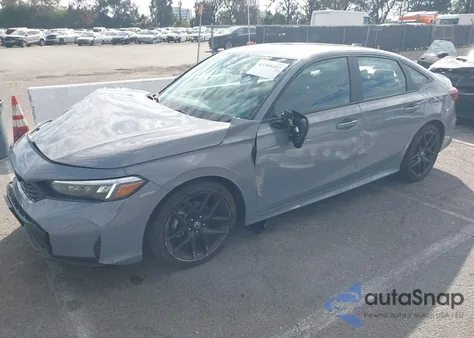 2025 Honda Civic Sport из США, поврежденный, VIN 2HGFE2F5XSH570145